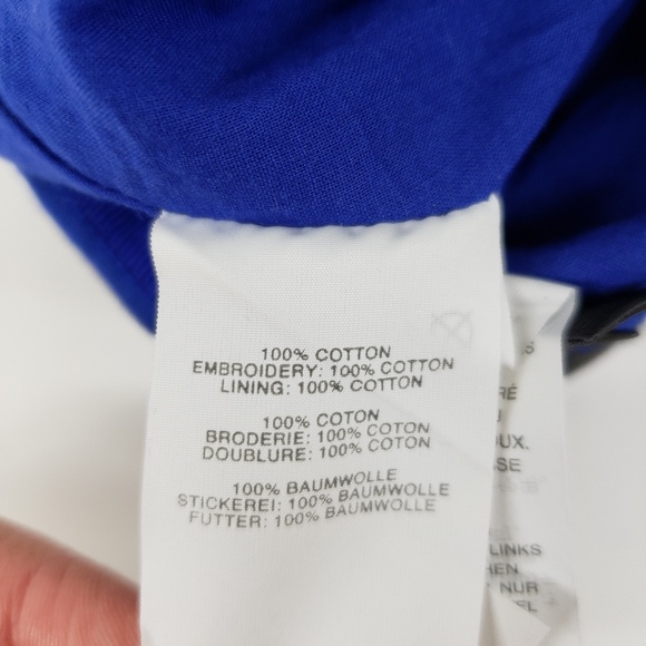 J Crew Eyelet Floral Embroidered Pleated Skirt 2 - Picture 7 of 8